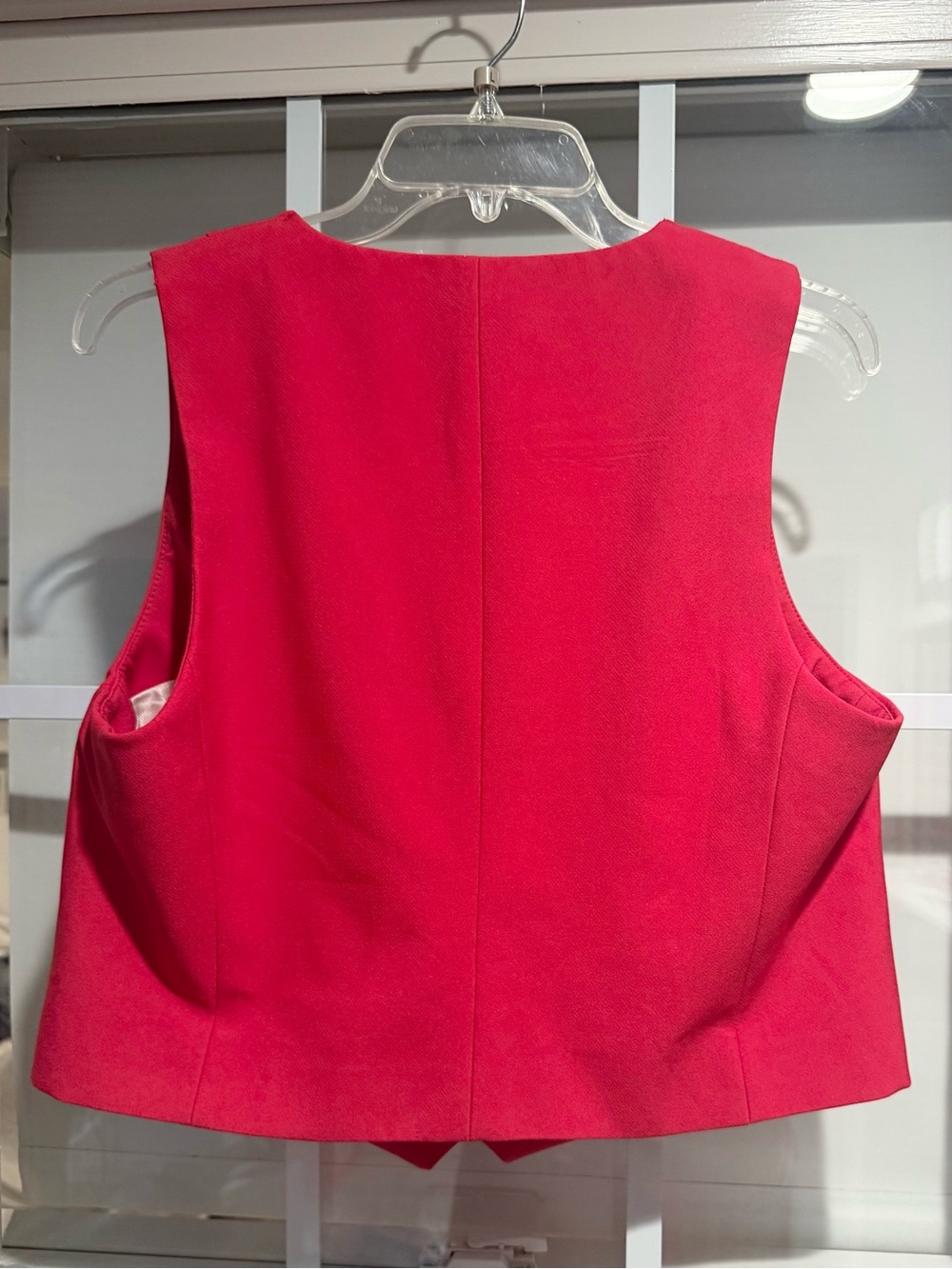 Zara Women’s Bright Pink Vest and Shorts Matching Set - Picture 4 of 16